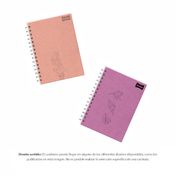 Cuaderno rayado, 80 hojas, argollado, tipo cuero (Surtido)