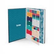 Cuaderno rayado, 80 hojas, argollado, Scribe (Surtido)