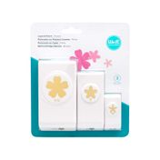 Set x 3 troqueles, figura de flor