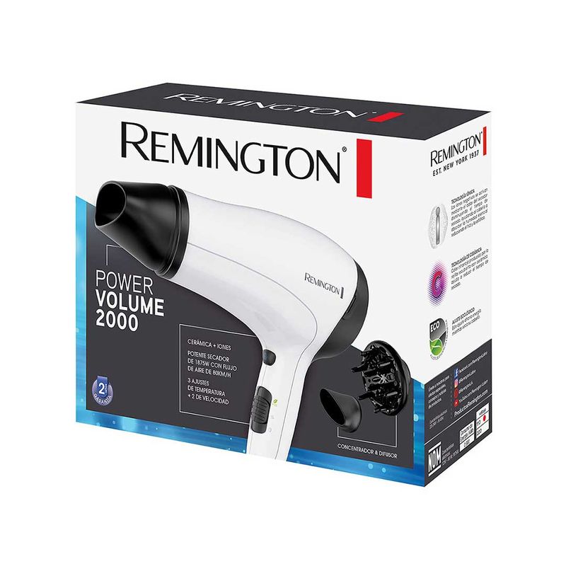 secador-remington-power-volumen-2000-d-3015-blanco-3-74590517767