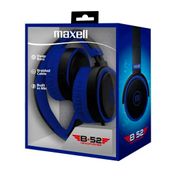 Audífonos tipo diadema Maxell B52, azul con negro