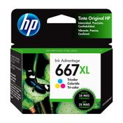 Cartucho de Tinta HP 667XL tricolor Original (3YM80AL), 8 ml