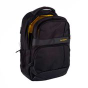 Morral para portátil Samsonite Ikonn negro con amarillo de 15.6"