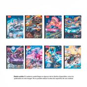 Cuaderno rayado, 100 hojas, cosido, Street Racer