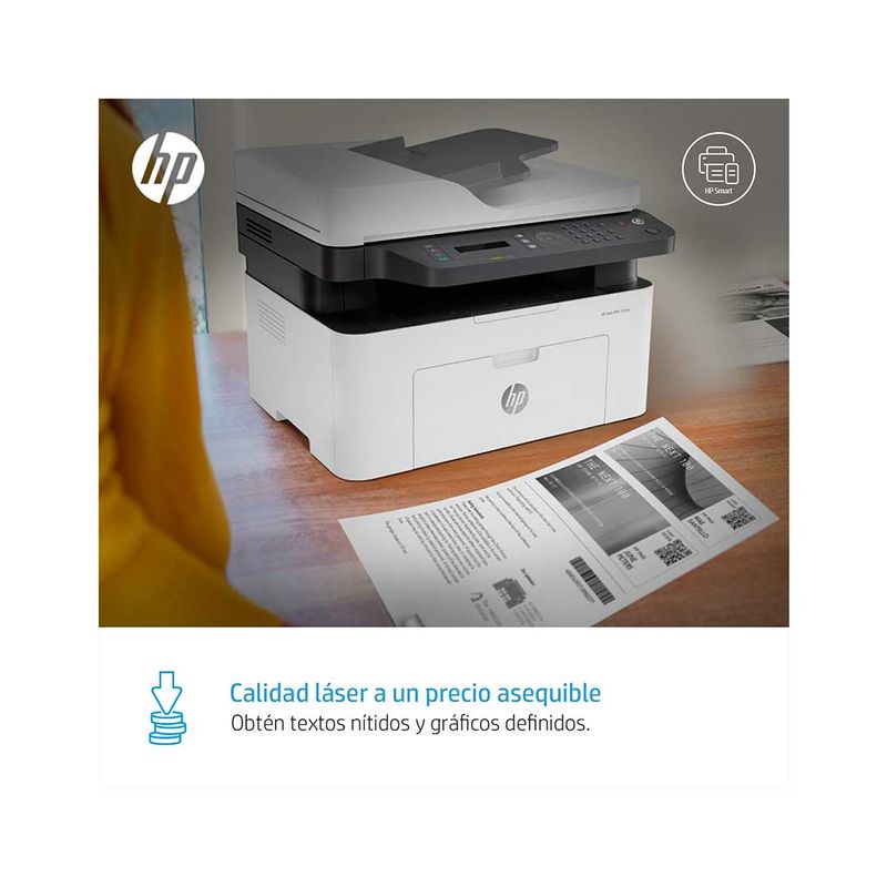 Impresora Multifuncional HP Laser 135w