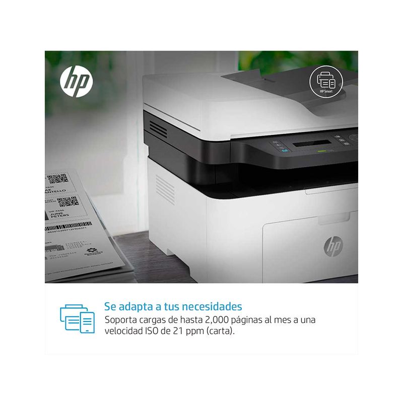 Impresora Multifunción HP Laser 137FNW 