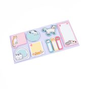 Cuaderno de notas adhesivas, diseño gatos