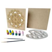 Kit arte mandala corte láser No. 1 x 11 piezas