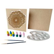 Kit arte mandala corte láser No. 2 x 11 piezas