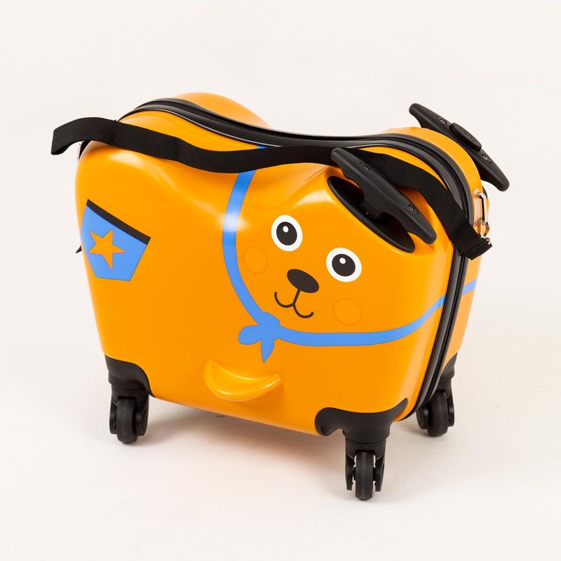 Reductor Frágil escucha Maleta de viaje infantil Oops Ride on Trolley S, diseño perro