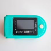 Oxímetro de pulso digital, azul