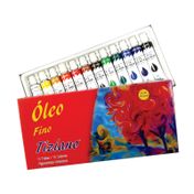 Set de óleo 12 ml Tiziano x 12 tubos