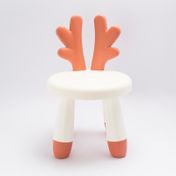 Silla infantil diseño reno, 46 cm, rojo y blanco