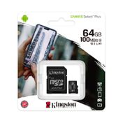 Memoria Kingston micro SD de 64 GB clase 10, 100 Mb/s