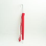 Paraguas manual, color rojo, 90 cm