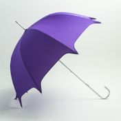 Paraguas manual, color violeta, 90 cm