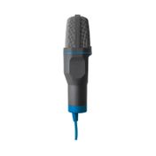 Micrófono Trust Mico con trípode, 3.5mm, negro con azul