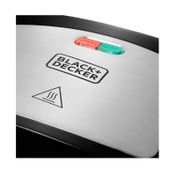 Sanduchera negra Black+Decker, sm24530