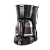 Cafetera de 12 tazas Black+Decker CM0941B, negra