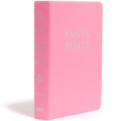 Biblia letra grande Reina Valera 1960, tapa rosada