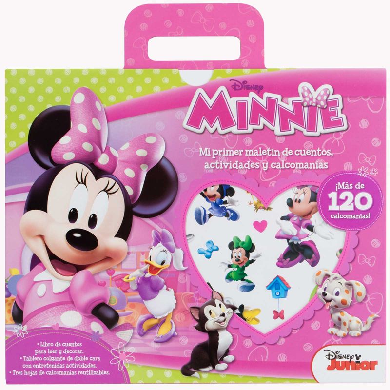 Disney Minnie: mi primer maletín de cuentos, actividades y calcomanías