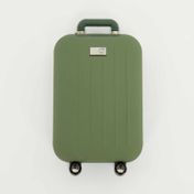 Batería portátil 5500 mAh con calentador de manos, diseño equipaje verde