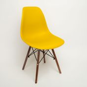 Silla fija Melmac New, color ocre