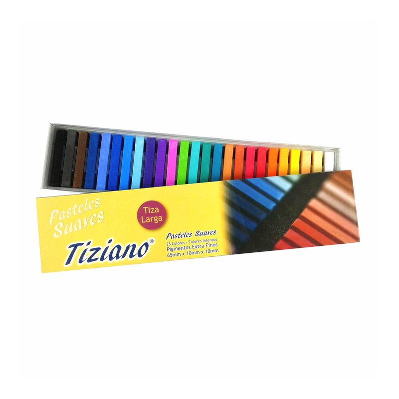 Tizas pastel suave x 25 colores