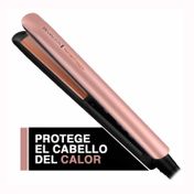 Plancha alisadora Terapia Keratina Remington dorado rosa