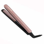 Plancha alisadora Terapia Keratina Remington dorado rosa