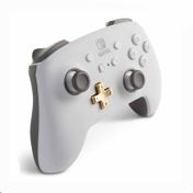Control inalámbrico Nintendo Switch con batería recargable, blanco