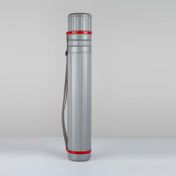 Portaplanos color gris, ajustable de 64.5 cm a 107 cm