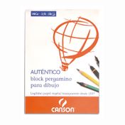 Bloc de papel pergamino para dibujo de 1/8, 50 hojas