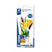 Pintura acrílica x 12 unidades de 12 ml Staedtler
