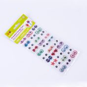 Stickers de ojos móviles adhesivos x 30 unidades