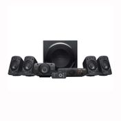 Sistema de sonido parlantes Logitech Z906 de 500 W RMS, negro
