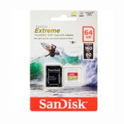 Memoria Extreme microSD, 64 GB