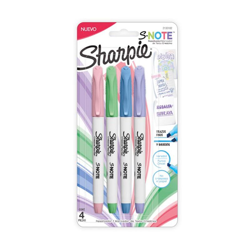 resaltador-delgado-sharpie-note-x-4-unidades-pastel-71641188662