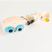 Mini cámara digital infantil de 16 GB, oso panda azul y beige