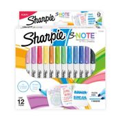 Resaltador delgado Sharpie Note x 12 unidades