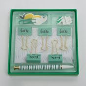 Set de oficina x 5 piezas, color verde