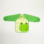 Delantal infantil con mangas, diseño rana, Talla L