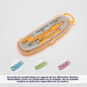 Compás escolar + 4 piezas (surtido, precio por unidad)