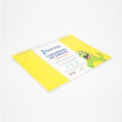 Cuaderno de dibujo argollado, 18 hojas y papel copia