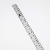 Regla plana metálica de 100 cm