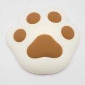 Lámpara de pared USB con luz led, diseño huella animal marrón