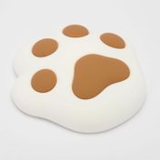 Lámpara de pared USB con luz led, diseño huella animal marrón