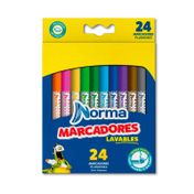 Marcador lavable Norma, 24 unidades