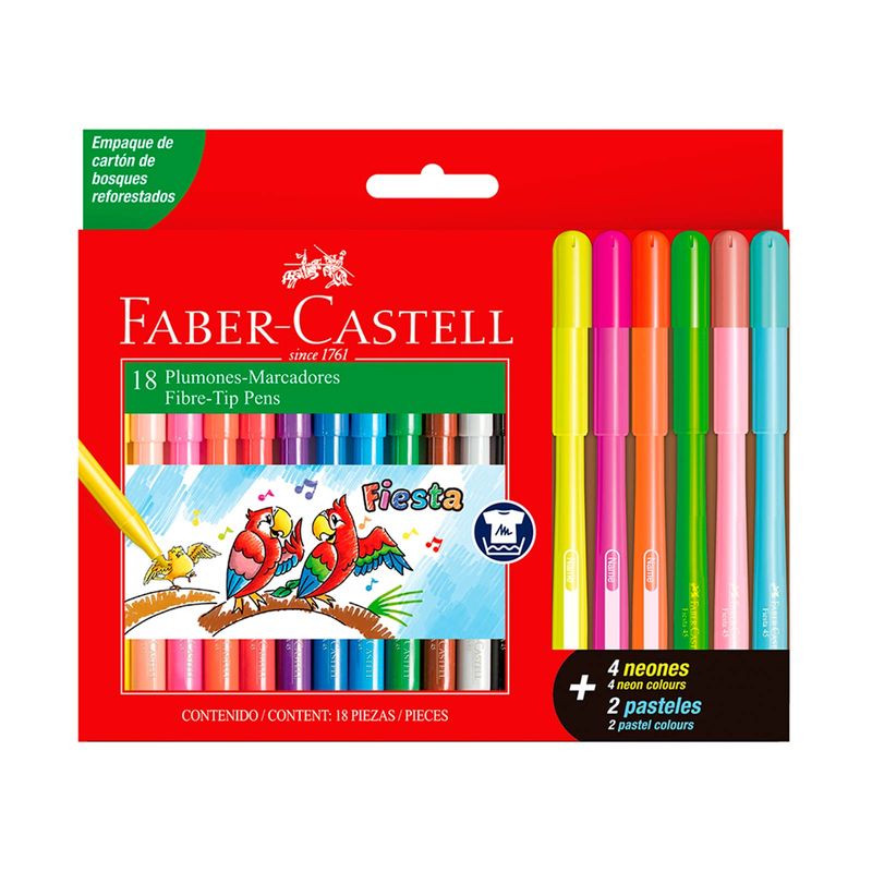 plumones-faber-castell-x-18-unidades-7754111022330