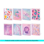 Cuaderno rayado, cosido, 100 hojas, Incolors (surtido)